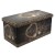 Import High Quality Leopard Pattern Printed Ottoman Leather Waterproof Home Storage Ottoman Stool from China