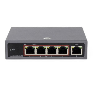 High quality oem network switch with  4ports, Unmanaged Desktop Switch with power adapter, shenzhen poe switch