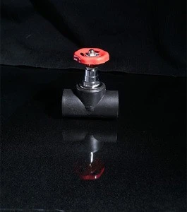 high quality PEHD PE brass water stop valve/globe valve
