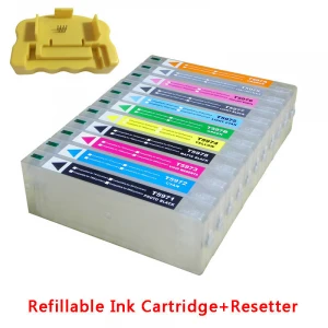 High quality products for 700ml for Epson 7900 9900 refillable ink cartridge with resettable chip