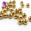 high quality round copper spacer beads