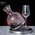 Import high quality round gyro type wine glass red wine decanter sale from China