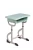 Import high quality single student desk and chair plastic Classroom desks from China