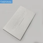 High Quality Special customized blind embossed name cards with 3D embossed business card cutter