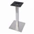Import High Quality Stainless Steel Table Base Wooden Restaurant Dining Table from China