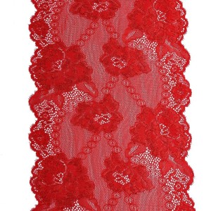 High Quality Stretch 90%Nylon 10%Spandex Lace Fabric for Underwear 6231