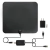 High quality tv indoor antenna 50 Miles Amplified HD Digital Indoor Adapter Coax Cable TV Antenna with SMA Connector