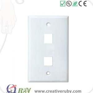 High quality US style wall plate 1/2/3/4/6 ports RJ45 faceplate