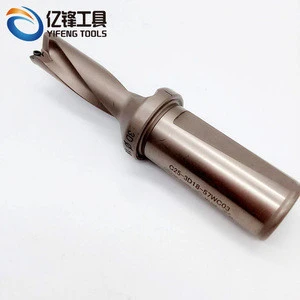 High Speed Indexable Drill Bit / U Drill With SPGT Inserts