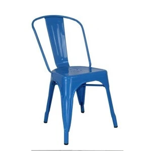 hight quality and less MOQ stackable metal iron sheet bar chair