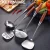 Import Hight quality stainless steel cooking tools wooden handle Kitchen utensil set from China