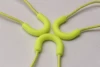 Hign quality Custom plastic rubber pvc zipper puller slider silicone zipper head string U shape soft rubber zipper pull