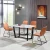 Import Home furniture durable modern carbon steel dining table from China