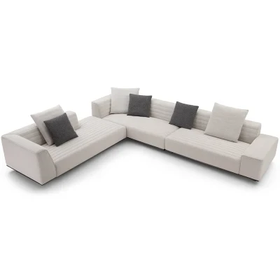 Home Furniture Lounge Sectional Design Living Room Sets Couch Seater Modern Low Price Long Fabric Sofa