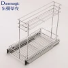 Home Pantry Organizer Chrome-plated Kitchen Cabinet Wire Pull Out Basket