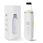 Home Use Portable  Facial Skin Scrubber Gentle Peel Skin Peeling Extractor Cordless Rechargeable Pores Cleanser Exfoliator