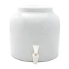 Home/Restaurant Solid Color Ceramic Water Dispenser Crock with Water Tap