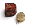 horeaus Go Confidently Poem Engraved Compass with Embossed Leather case. by Roorkee Instruments India