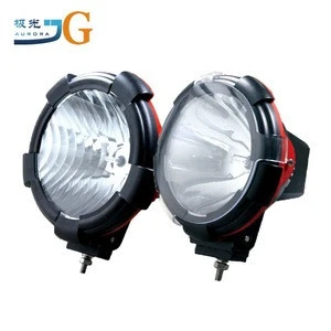 Hot 9&quot; 35w 55w bumper working light bulb led hid projector xenon truck roof light kit hid head light for car