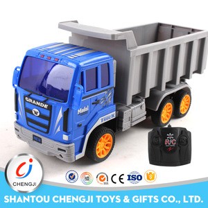 Hot construction dump vehicle 4x4 remote control custom toy trucks with light