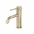 Import Hot Custom Logo Gold Blushed Brass Basin Faucet Bathroom Water Tap Mixer from China