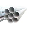 Hot dip galvanized round steel pipe for water supply.