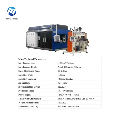 Buy Hot Forming Machine Thermoformer High Speed Trimming Machine ...