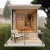 Import HOT Full furniture Cheap movable houses cabin prefab wooden small beach holiday box houses office from China