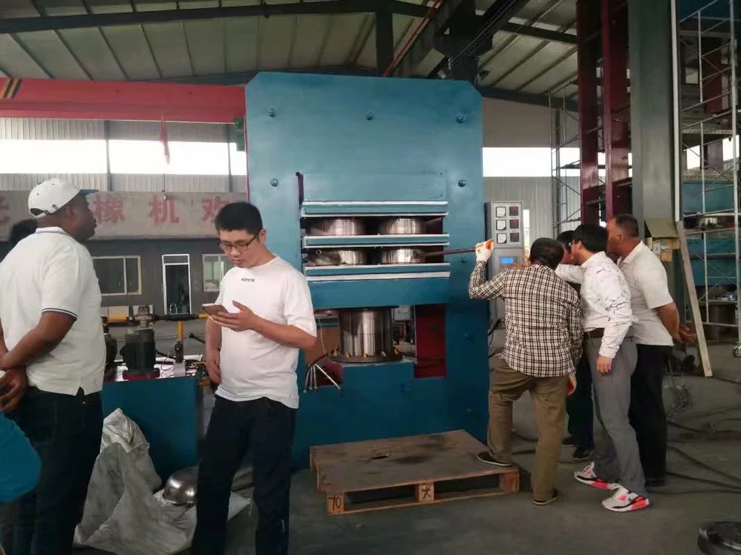 hot plate rubber vulcanizing press / hydraulic rubber product  plate vulcanizing making press machine