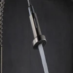 Hot sale brass brushed nickel spring kitchen faucet