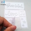 hot sale custom plastic adhesive stencils with alphabet letters
