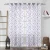 Import HOT SALE  Embroidery Semi Sheer Curtains Faux Linen Grommet Curtains for Bedroom 52 x 63 Inch 2 Panels, grey from China