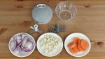 Hot sale  fruit vegetable chopper hand pull food speedy chopper