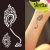Import hot sale low price henna sticker tattoo stencils from China