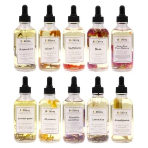 Hot sale Multi-use Private Label 100% Pure Natural Organic Rose Lavender Petal Flower Massage Essential Hair Face Body Oil