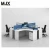 Import Hot sale office furniture 4 staff workstation office desk from China