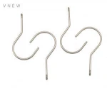 Hot Sale! Pearl nickel metal round hook garment hook hanger