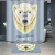 Import Hot Sale Personalized Folding Bathroom Sets with High Quality Animal Shower Curtain from China
