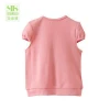 hot  sale  pink color plain baby girl vest clothes