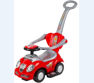 hot sale plastic baby or children ride on toy car with push bar (HZ8558W)