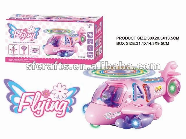 hot sale plastic B/O toy aircraft w/light&amp;music,toy aeroplane