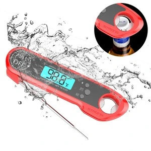 Hot Sale Ultra Fast Digital Kitchen Food Cooking Thermometer With Bottle Opener
