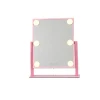 Hot Sale White color Corner hollywood modern luxury vanity table with lighted mirror makeup mirror