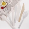 Hot sale wooden tableware brand new fork spoon and knife for dinner