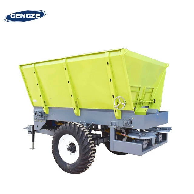 Hot Sell Agricultural Truck Towing Livestock Organic Manure Separator fertilizer/muck spreader