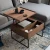Import hot sell multifunctional modern folding coffee table design from China