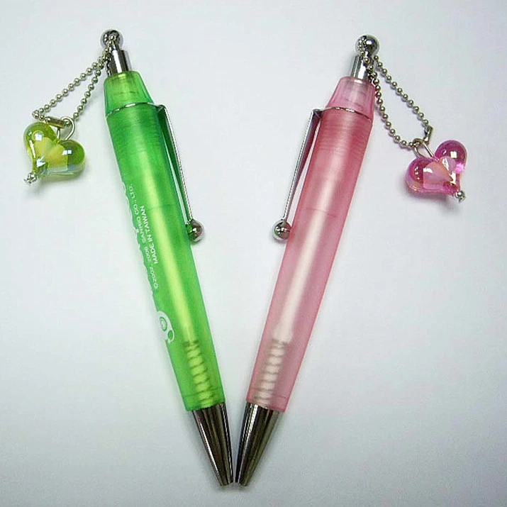 Hot sell promotional pen with logo or silk screen priting plastic  BALL PEN or MECHANISM PENCIL