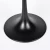 Import hot sell tulip Table Leg Round Coffee Table base  black  metal  furniture leg wrought iron furniture legs from China