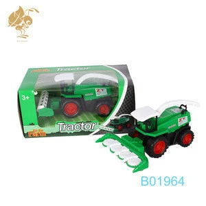 Hot selling 2018 boy vehicle toys plastic friction powered truck farm tractor