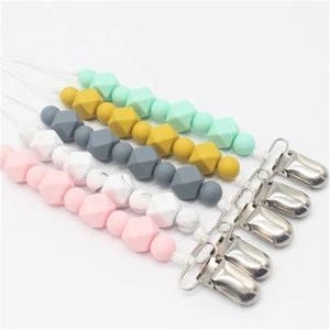 Hot Selling Baby Pacifier Clip, Silicone Pacifier Holder Clip Fits All Pacifier Styles For Children